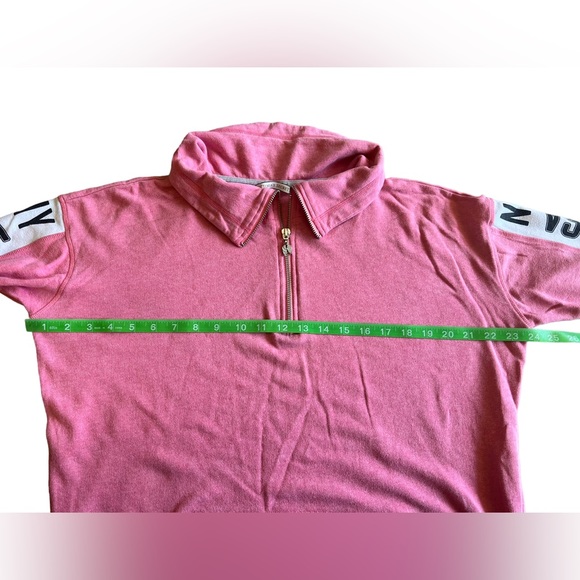 VICTORIA’S SECRET Wings Collection 1/4 Zip Pink Sweatshirt Size Small NY VS - Picture 8 of 13